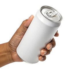 Refreshing drink held in hand, thirst quenching