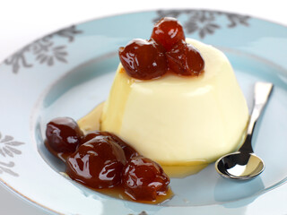 flan dessert