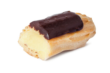Half eclair isolated