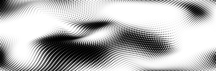 Obraz premium halfton pattern dot background texture overlay grunge distress linear vector. dots vector