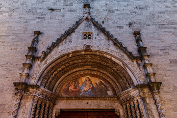 The church of San Francesco in Ascoli Piceno is considered one of the best Italian works of...