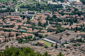 Gubbio, Umbria, Italy. Glimpses and panoramas