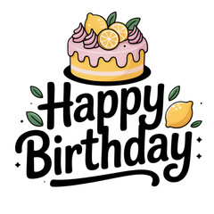 birthday card with cake