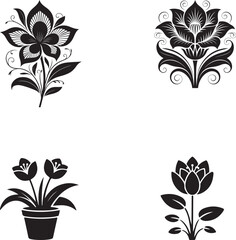 Spring Horticulture Tools and Vintage Botanical Ornament