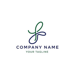 Elegant Abstract Logo Design for Company Branding.