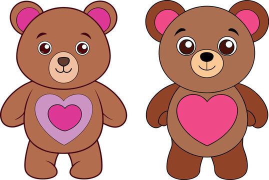 cute bear cartoon, teddy bear vector, adorable animal clipart, friendly bear illustration, children character design, brown bear svg, smiling bear artwork, cute forest animal, kids bear drawing, carto