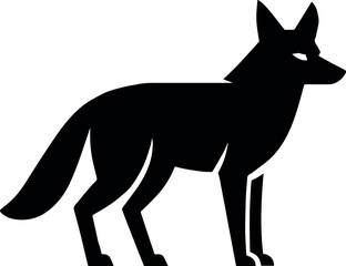 Abstract geometric shapes with bold outlines and vibrant colors silhouette