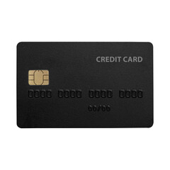 Financial Payment Credit Card Mockup for Banking and Digital Transactions on transparent background png