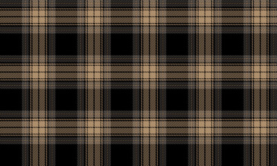 Seamless plaid pattern, black, beige, classic and elegant style, perfect for designing clothes, skirts, pants, shirts, dresses, adding a modern and unique touch.