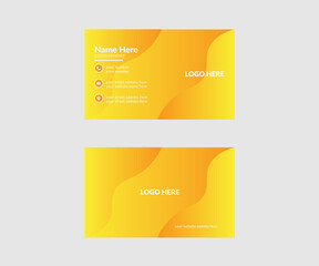 modern business card design tamplate