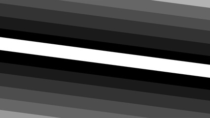 Abstract black and white diagonal striped pattern with high contrast middle line.