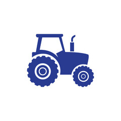 Naklejka premium Modern tractor icon ready for your farming designs or agricultural project needs, conveying strength, reliability, and a deep connection to the land