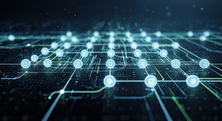 Explore the future of digital connectivity with this stunning network visualization, perfect for illustrating cutting-edge technology and innovative data solutions