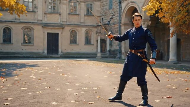 Swordsman in Paris.