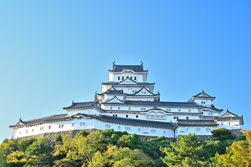 国宝姫路城　北側の風景　兵庫県姫路市