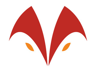 Fox Icon Minimal Vector Design