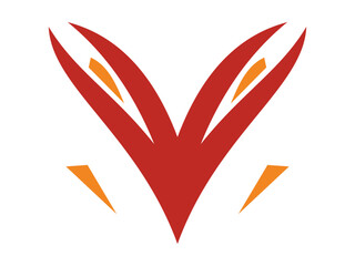 Modern Fox Symbol Logo Illustration