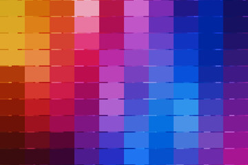 A captivating gradient of colorful squares, creating a visually stimulating pattern with a harmonious blend of hues and shades