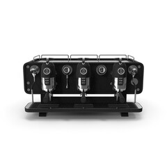 Espresso Coffee Machine with Paper Cup Holder