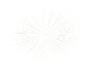 Classic high-density sunburst radial light explosion effect PNG image