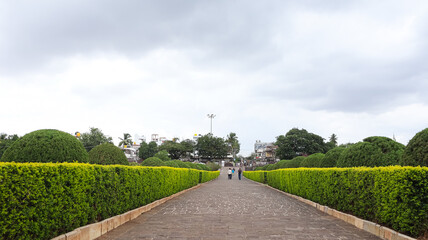 India, Karnataka, Vijayapura, Beautiful Passage to Ibrahim Roza,  © Raj