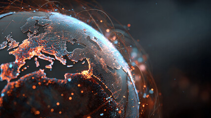 water drops on a glass