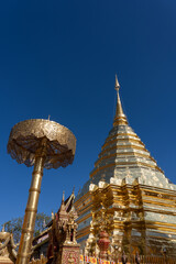 タイのチェンマイのドイステープ寺院