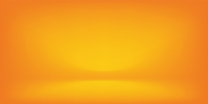 Yellow studio space. Limbo light background, eps10