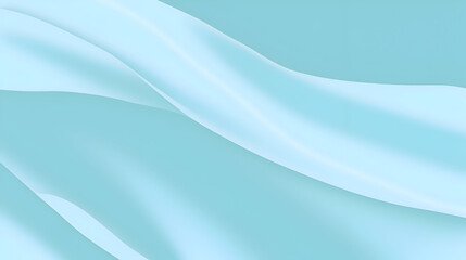 Obraz premium A flowing light blue abstract background with soft curves creates a calming and dreamy atmosphere, perfect for adding a touch of tranquility