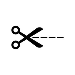 scissor cut a line