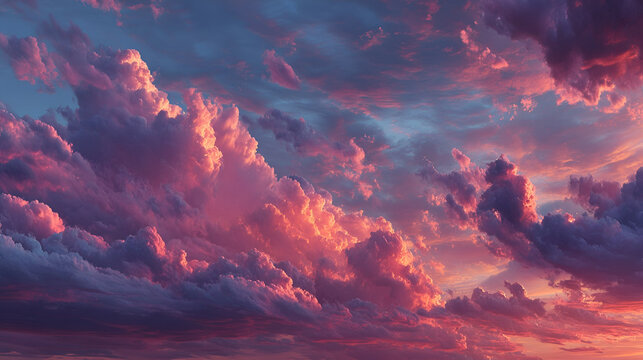 sunset in the mountains - Powered by Adobe