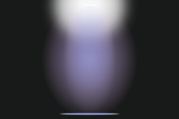 Abstract Purple Glow With Soft Spotlight and Halo Against a Dark Background

