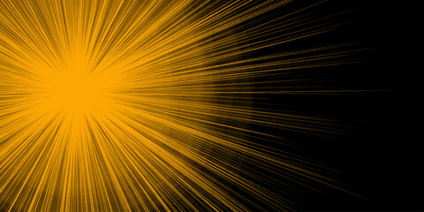 Fototapeta premium Abstract Texture Background , Pattern Backdrop of Gradient Wallpaper. Pop art comic sunburst effect background with halftone. Light Orange vector modern bokeh pattern.