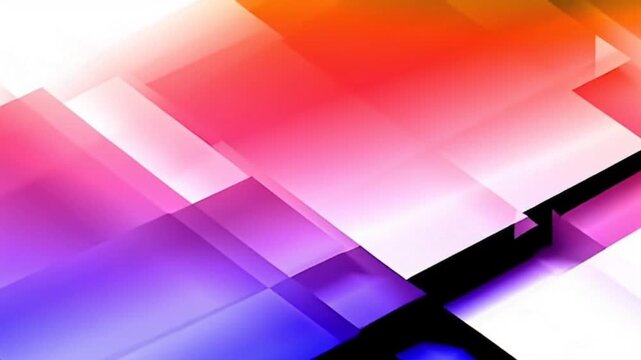 Modern vibrant abstract flowing color block background pattern