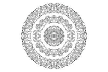 Mandala Design with Beautiful Work