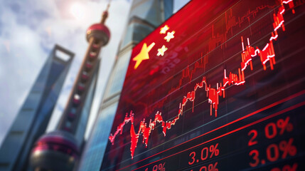 China digital stock graph finance.