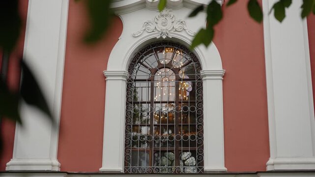 church window in the church