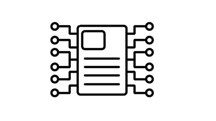 Data center technology motion icon. Animation data center technology. Technology icon motion graphic. Motion element icons. - Powered by Adobe