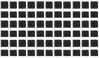 A 60+ set of plastic wrap rectangular templates for grunge brushes.  a collection of rectangular brushstrokes.  Rectangles and long strokes were painted. A black brushstroke is isolated.  vector gr