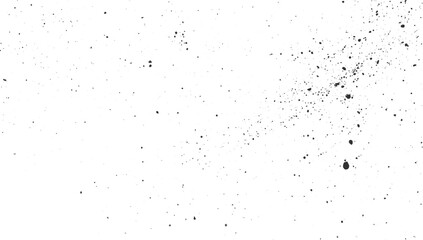 Black ink splatters and dots on a white background vector