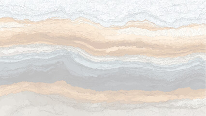 Obraz premium Abstract layered landscape with muted earth tones and cool blues background texture
