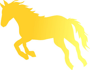 year of the horse icon illustration 