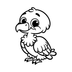 funny parrot cartoon