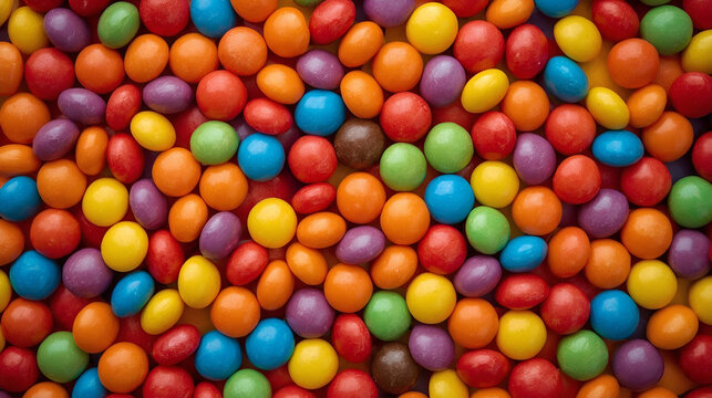 background of colorful candy