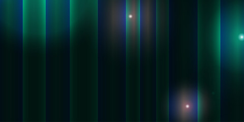 Abstract neon blue green vertical stripes