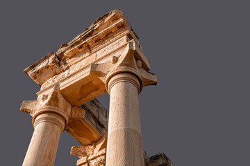 The temple of Apollo at The Sanctuary of Apollo Hylates. Limassol District, Cyprus