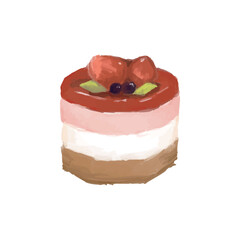 Sweet Mousse Cake Collection: Strawberry Mousse Cake