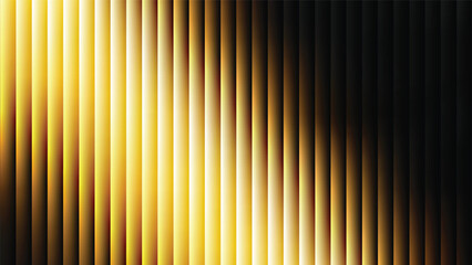 yellow and black gradient abstract background with ribbed glass effect. Futuristic fractal glass background with soft wave and glow. Perfect for tech branding, poster, product presentation, ad designs