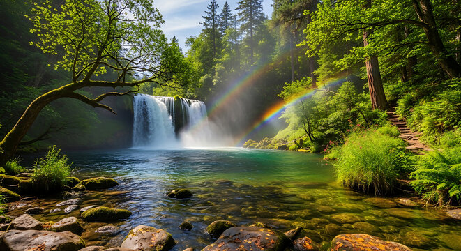 waterfall in the forest