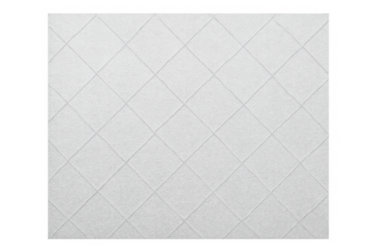 White paper towel texture with quilted diamond pattern on transparent background, offering absorbency and clean design - Powered by Adobe